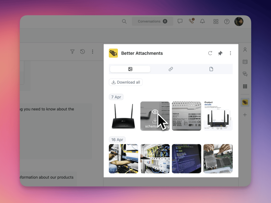 Preview image of app